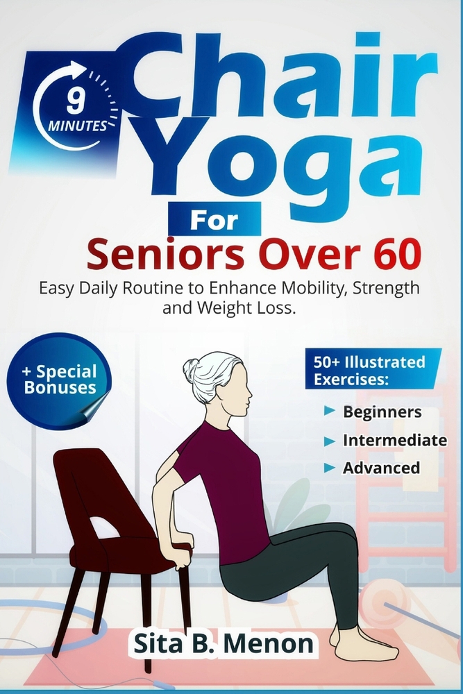 Minutes Chair Yoga for Seniors book - Main Image