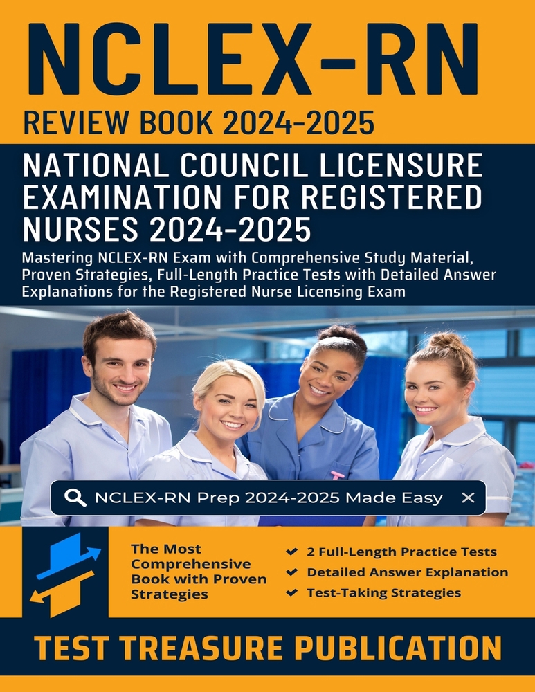 NCLEX RN Review Book 2024-2025: book