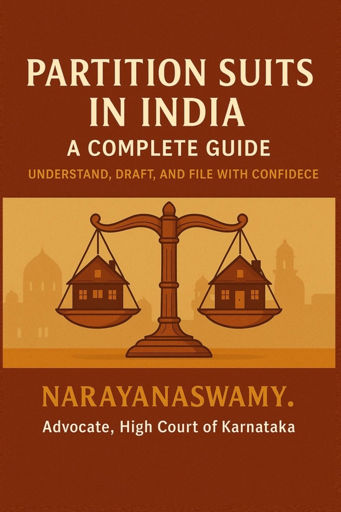 Partition Suits in India: A book by Mr NARAYANASWAMY R