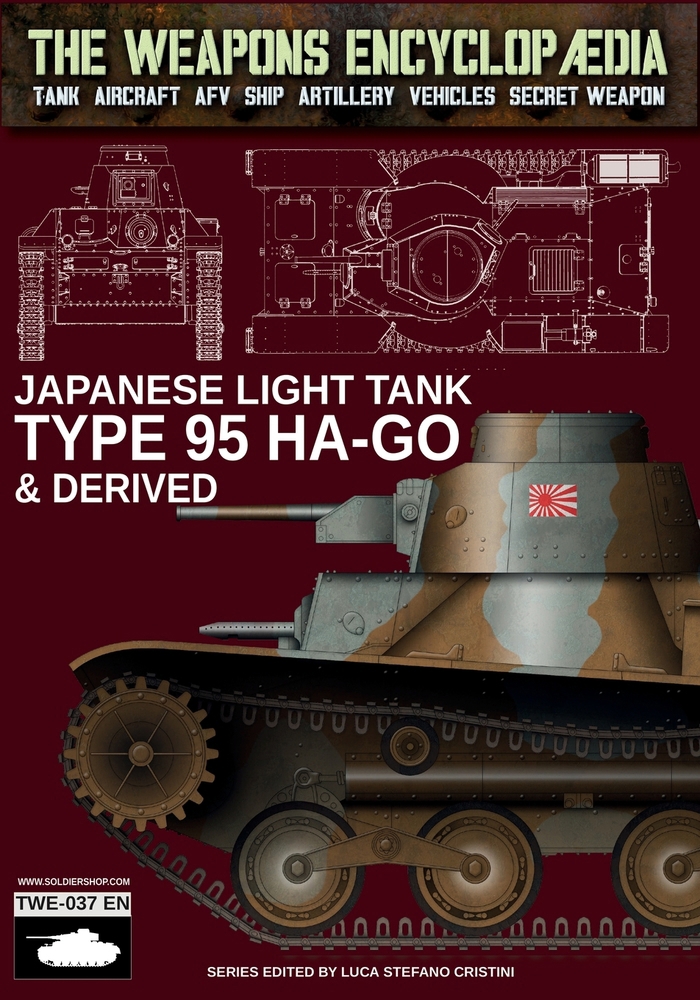 Japanese light tank -Type 95 Ha-Go & book by Luca Stefano