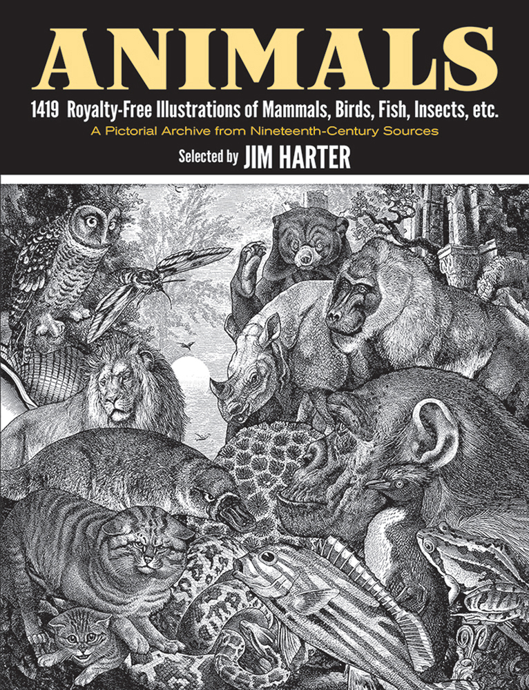 Animals: 1,419 Copyright-Free book