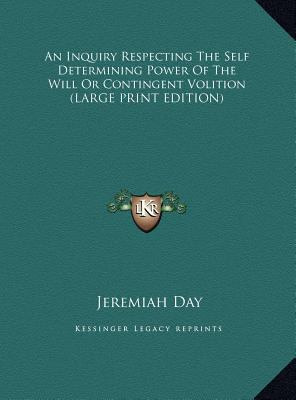 An Inquiry Respecting the Self Determining Powe... [Large Print] 1169863132 Book Cover