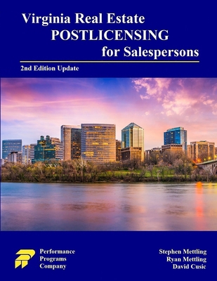 Virginia Real Estate Postlicensing for Salesper... 1955919984 Book Cover