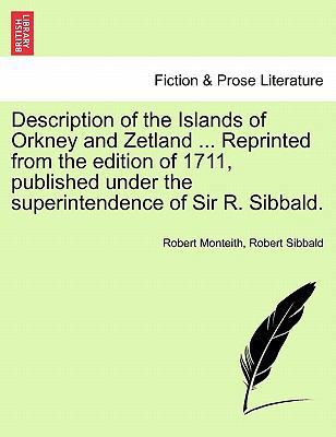Description of the Islands of Orkney and Zetlan... 1241175055 Book Cover