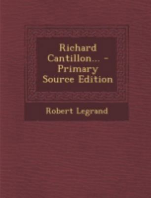 Richard Cantillon... [French] 1293676047 Book Cover