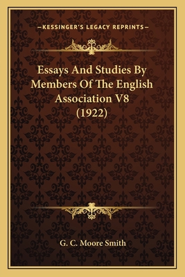 Essays And Studies By Members Of The English As... 1164087312 Book Cover