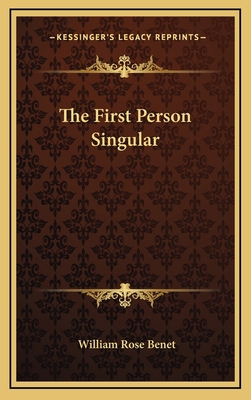 The First Person Singular 1163737887 Book Cover