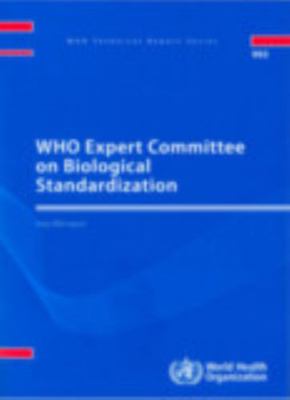 Who Expert Committee on Biological Standardizat... 9241209933 Book Cover