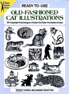 Ready-To-Use Old-Fashioned Cat Illustrations 0486273172 Book Cover