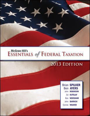 McGraw-Hill's Essentials of Federal Taxation, 2... 0078025788 Book Cover