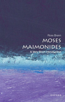 Moses Maimonides: A Very Short Introduction 0197536980 Book Cover