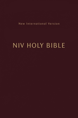Niv, Holy Bible, Compact, Paperback, Burgundy, ... 0310461243 Book Cover
