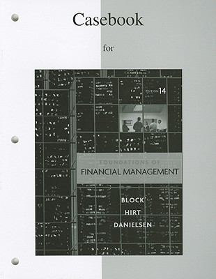 Foundations of Financial Management Casebook 0077316177 Book Cover