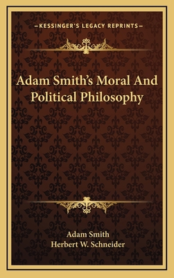 Adam Smith's Moral And Political Philosophy 1164513834 Book Cover