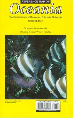 Reference Map of Oceania: The Pacific Islands o... 082483108X Book Cover