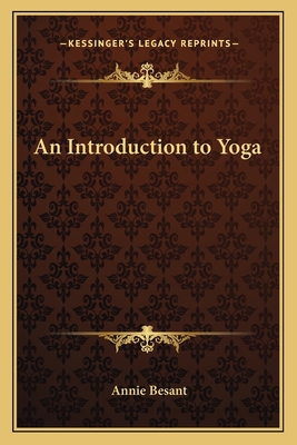 An Introduction to Yoga 1162572000 Book Cover