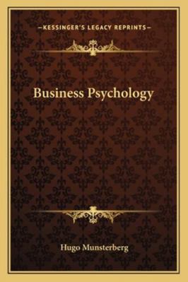 Business Psychology 1163100374 Book Cover