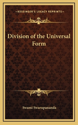 Division of the Universal Form 1168663172 Book Cover