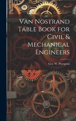 Van Nostrand Table Book for Civil & Mechanical ... 1020825634 Book Cover