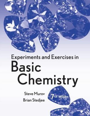 Experiments and Exercises in Basic Chemistry 0470423730 Book Cover