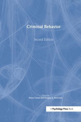 Criminal Behavior 0805848924 Book Cover