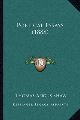 Poetical Essays (1888) 1166927105 Book Cover
