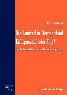 Die Limited in Deutschland - Erfolgsmodell oder... [German] 3867410690 Book Cover