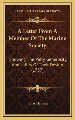 A Letter From A Member Of The Marine Society: S... 1165956012 Book Cover