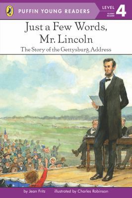 Just a Few Words, Mr. Lincoln (Puffin Young Rea... 044845808X Book Cover