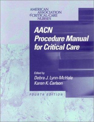 Aacn Procedure Manual for Critical Care 0721682685 Book Cover