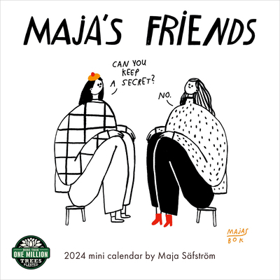 Maja's Friends 2024 Mini Wall Calendar B0BRQWZT49 Book Cover