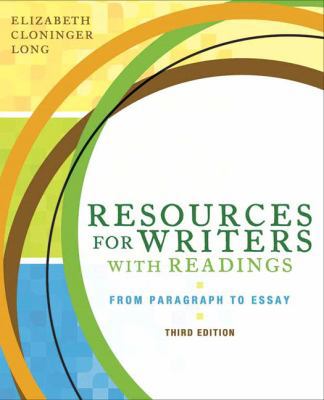 Resources for Writers with Readings: From Parag... 0205651739 Book Cover