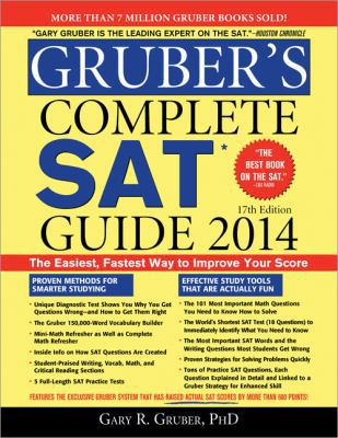 GRUBER'S COMPLETE SAT GUIDE 2014 B00N147TWY Book Cover