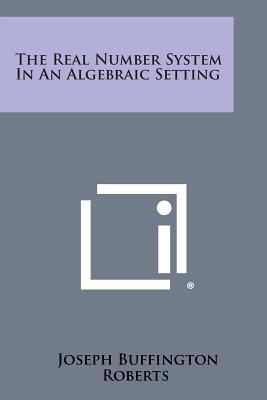 The Real Number System in an Algebraic Setting 1258811847 Book Cover