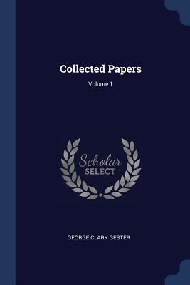 Collected Papers; Volume 1 1377091120 Book Cover