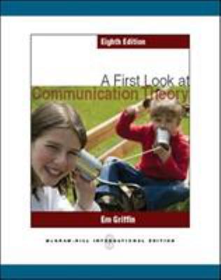 A First Look at Communication Theory 0071086420 Book Cover