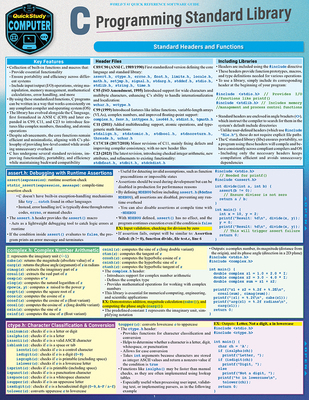 C Programming Language Standard Library: A Quic... 1423251768 Book Cover