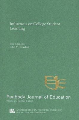 Influences on College Student Learning: Special... 0805896090 Book Cover