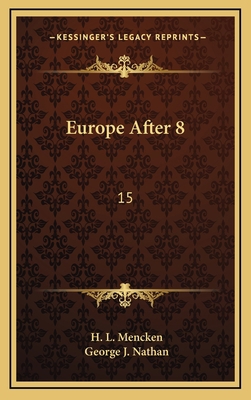 Europe After 8: 15 1163433535 Book Cover