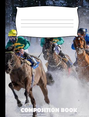 Composition Book: Horse Racing Composition Note... 1073441083 Book Cover