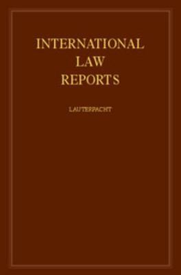 International Law Reports 0521464048 Book Cover
