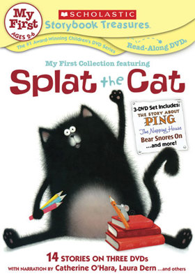 DVD My First Scholastic Collection Featuring Splat the Cat Book