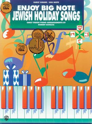 Enjoy Big Note Jewish Holiday Songs 0897248988 Book Cover