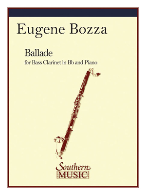 Ballade: Bass Clarinet 1581063199 Book Cover