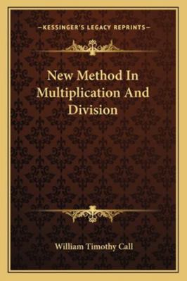 New Method In Multiplication And Division 1163226998 Book Cover