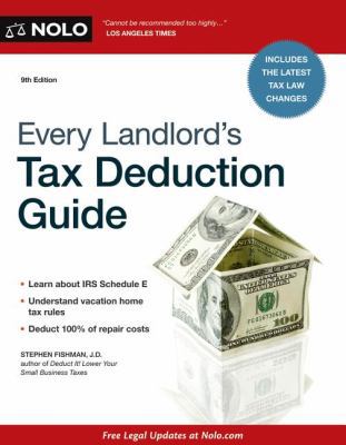 Every Landlord's Tax Deduction Guide 1413317685 Book Cover