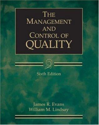 The Management and Control of Quality 0324202237 Book Cover