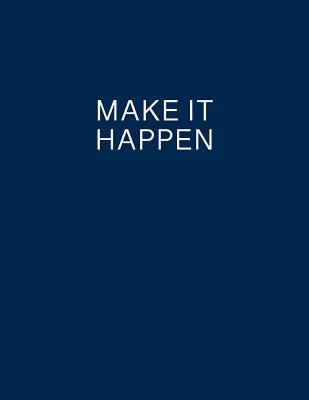 Make It Happen Entrepreneur Notebook Lean Canva... 1797931016 Book Cover