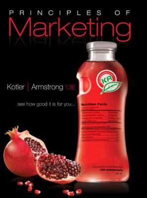 Principles of Marketing 0136079415 Book Cover