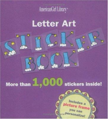 Letter Art Sticker Book 158485636X Book Cover